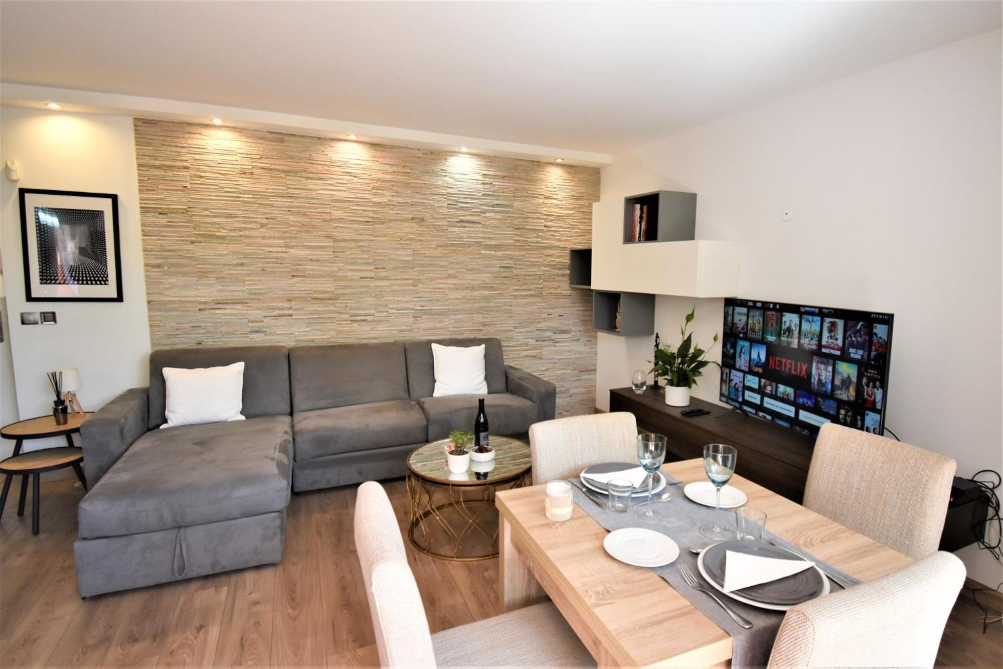 Apartamento Le Cap Soleil -Standing - Piscine Collective Et Parking Prive Rocabruna Exterior foto